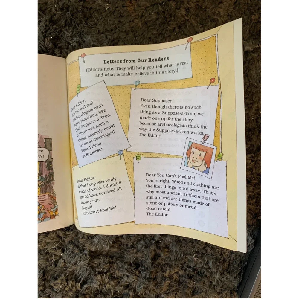 1997 The Magic School Bus Shows and Tells Picture Book Vintage school education